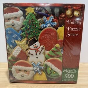 Springbok CHRISTMAS COOKIES 500 Piece Puzzle Majestic Puzzles NEW 18" x 23.5"